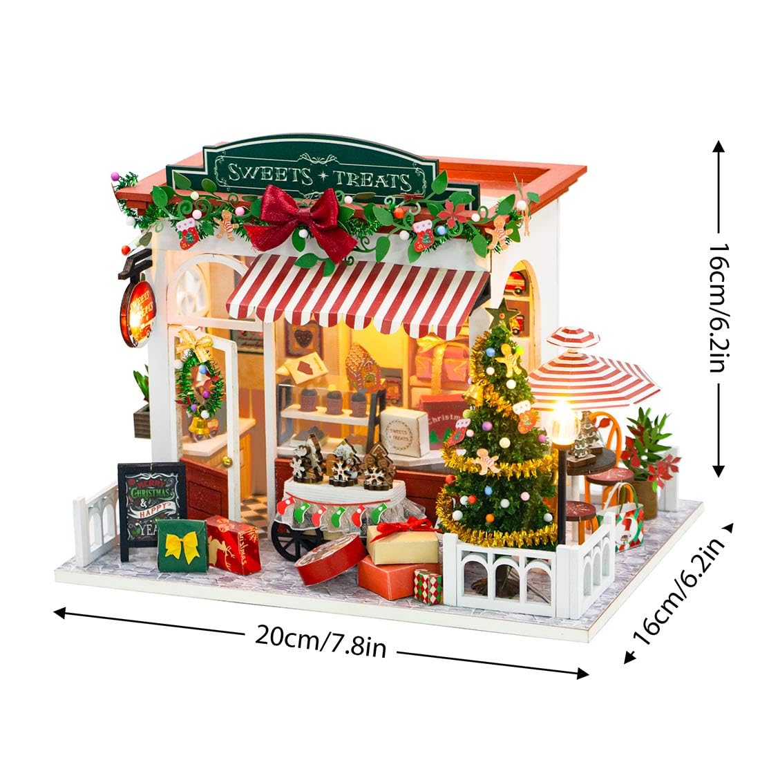 Amazon.com: DERELOAS Christmas Minature House Kit for Adults -DIY